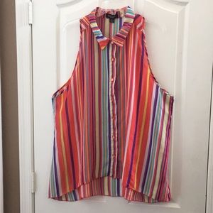 FINAL MARKDOWN Ladies’ Rouge Collection Sleeveless Blouse (2X)